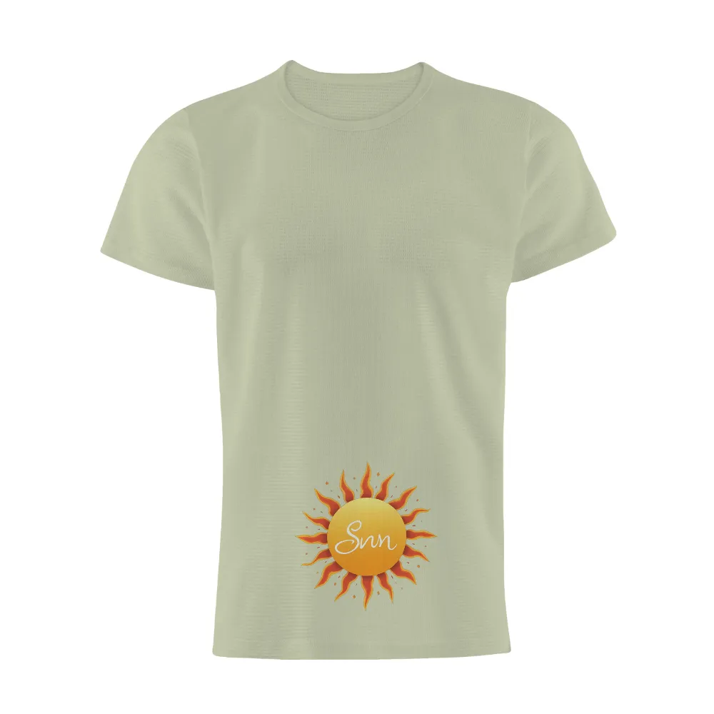 Customized Tee Shirts: Radiant Sun Design|sun deflector shirt