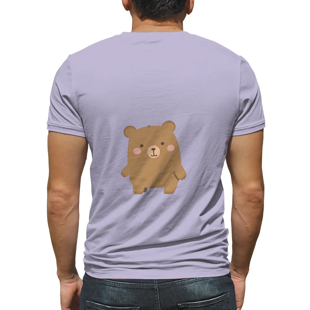 Custom Tee Shirts: Bruno the Friendly Bear - Artistic Designs|cute shirts for easter