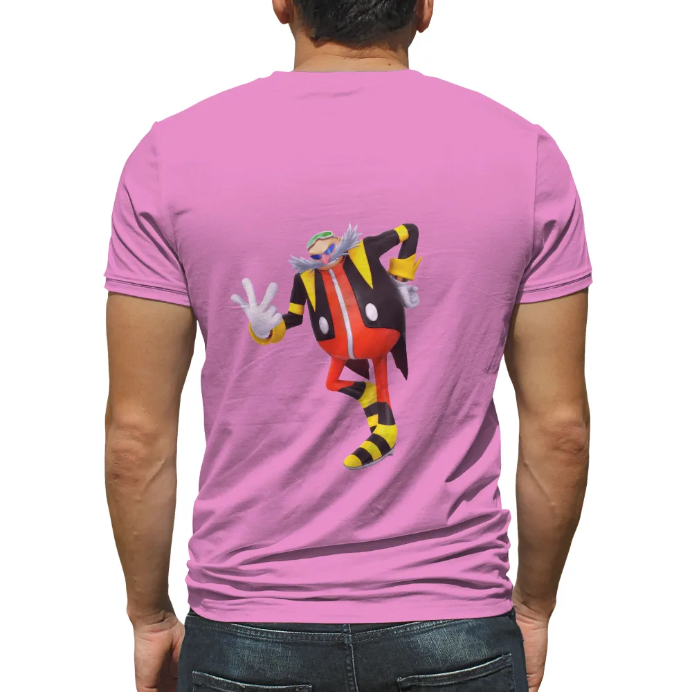 TShirt Design: Dr. Eggman - Mischievous Gaming Villain|black diamond long sleeve alpenglow hoody