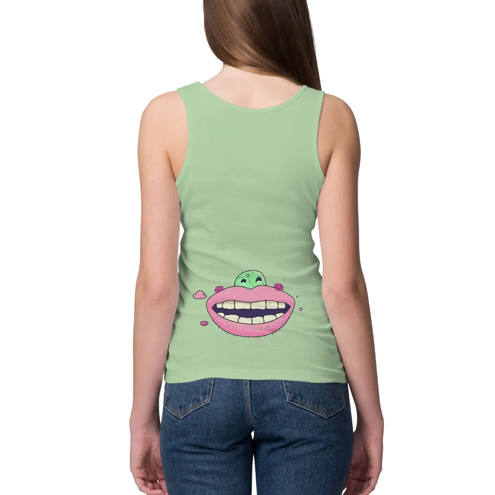 T-Shirts Design: Spread Joy with Zappy's Whimsical Smile| whimsical design