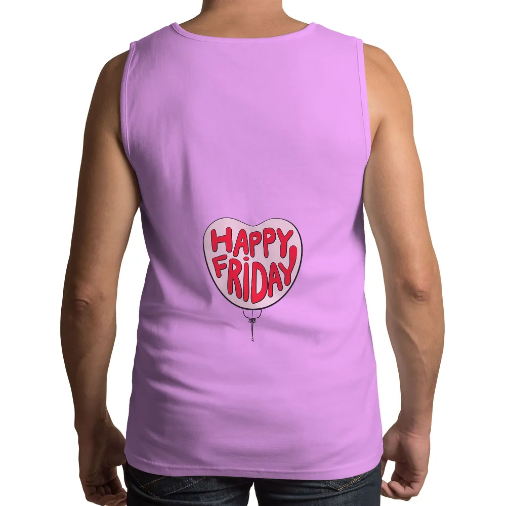 T-Shirts Pattern: Happy Friday Heart Balloon|mlb logo shirt with heart