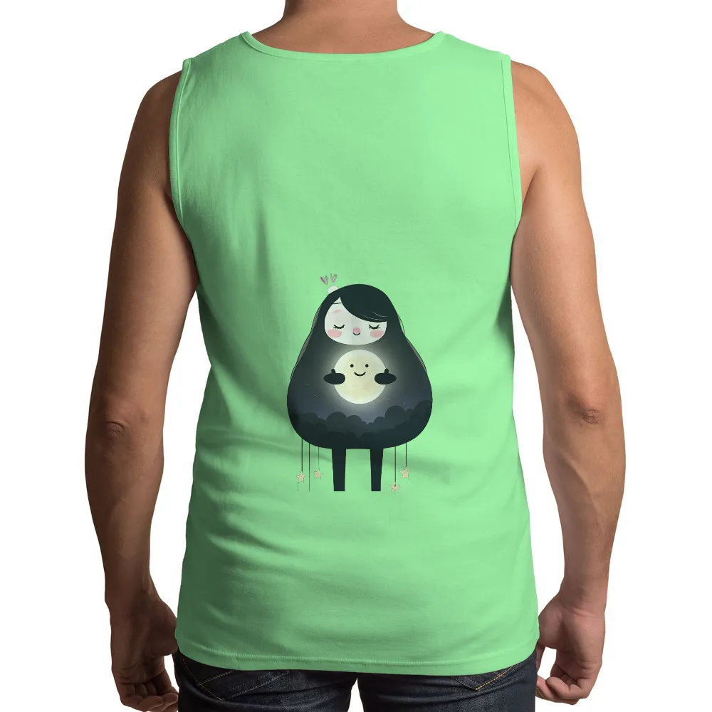 TShirt Design: Luna's Magical Moon|men's night out camp shirt playboy