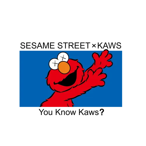 Sesame Street x KAWS T-Shirts Design: You Know KAWS?