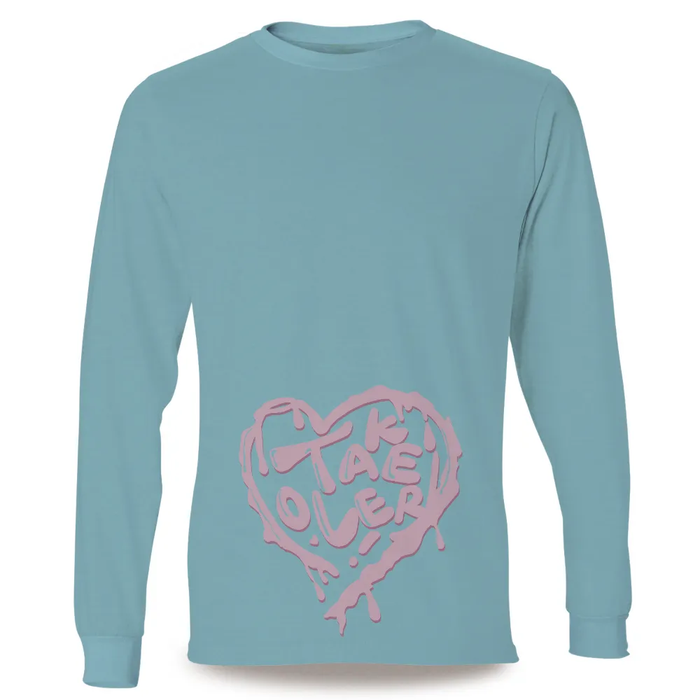 T-Shirts Custom: Love Takes Over - Romantic Heart Design|i love the 80s t shirt next day delivery