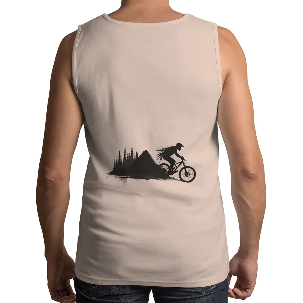 Tee Shirt Printing: Night Rider Adventure - Mountain Biking in Moonlight|adventure time shirt sex