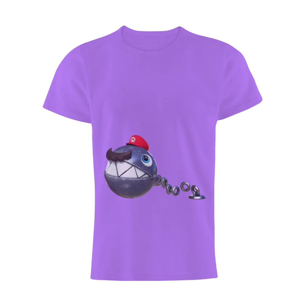 TShirt Design: Playful Metallic Ball with Super Mario Vibes|you only got video game t shirt