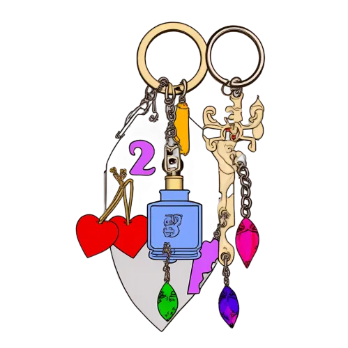 TShirt Printing: Vintage Keys and Charms - Magic, Fantasy, and Love