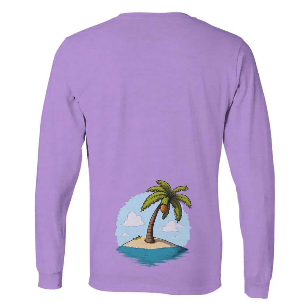 Serenity Island: Tee Shirt Printing with Palm Tree and Coconut|easy summer shirts to sew