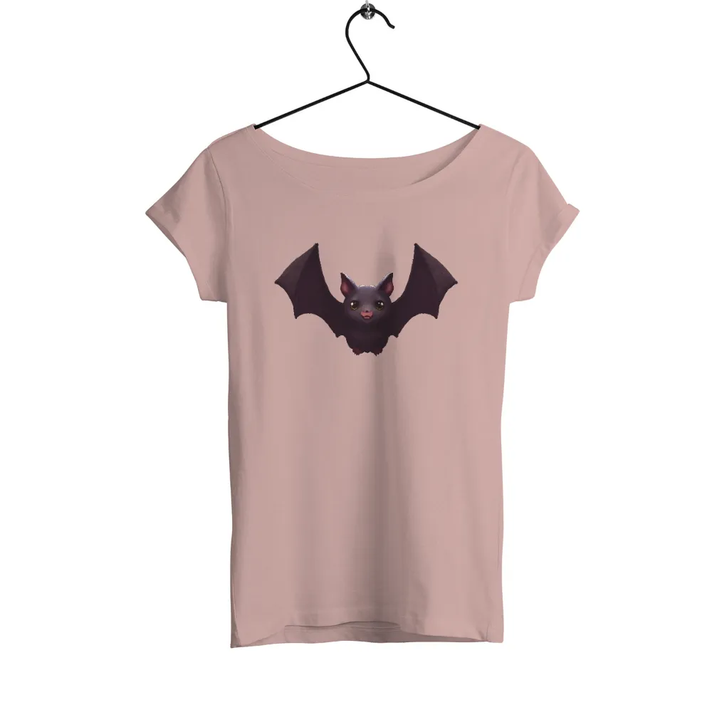 T-Shirts Custom: Luna's Night Adventures - Cute Bat Design|cute summer oversized shirts