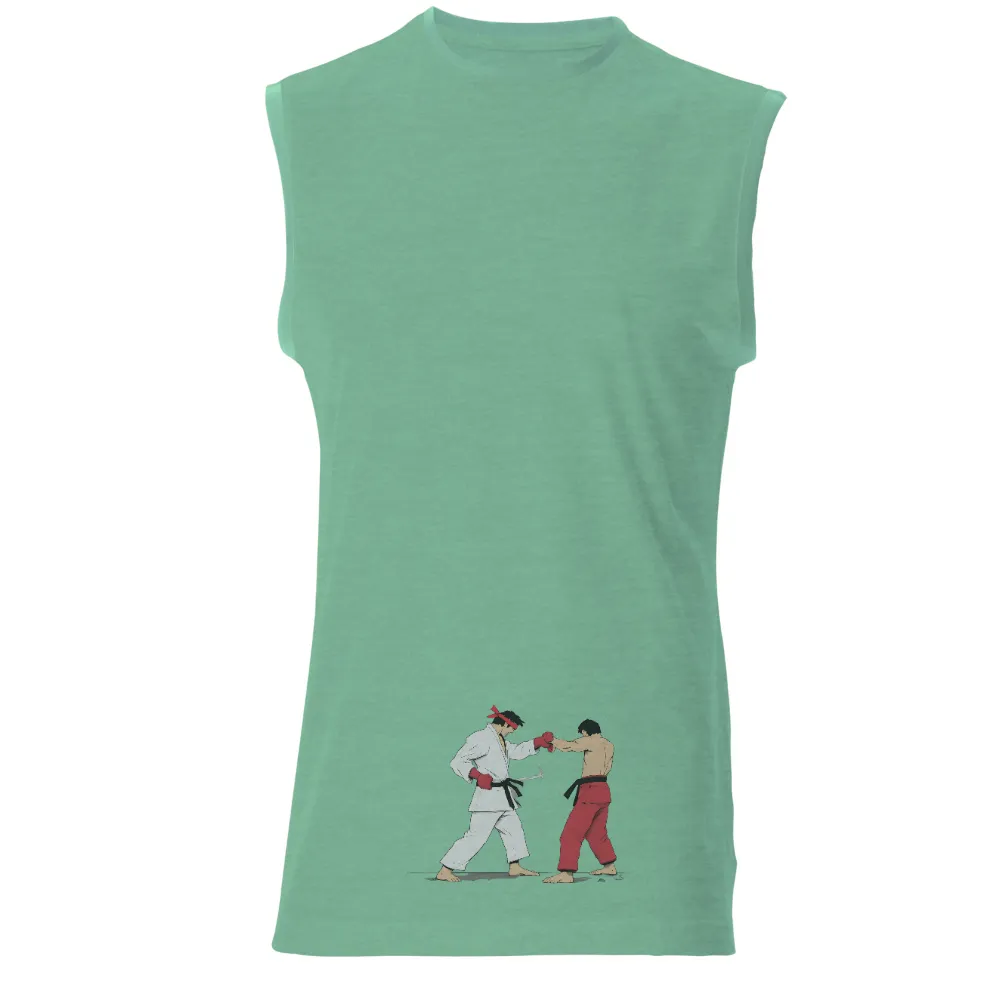 TShirt Design: Martial Arts Battle - Discipline and Strength|a lab karate cat t shirt