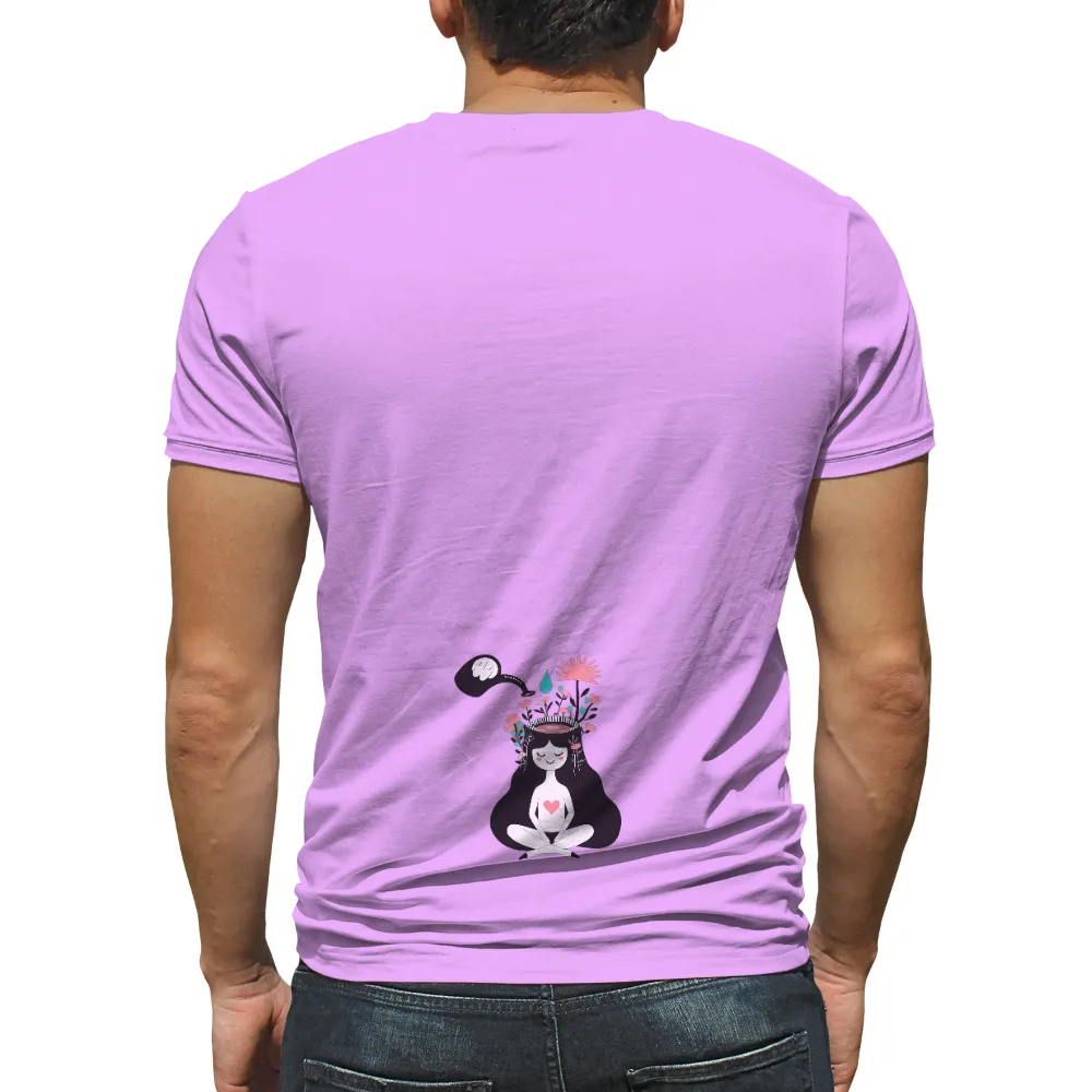 Tee Shirts Printed: Embrace Inner Peace with Lily's Meditative Journey|harmony splatoon shirt