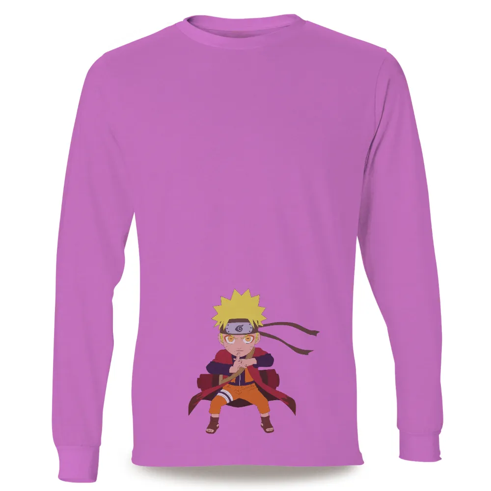 Naruto TShirt Printing - Anime Ninja with Determination|t shirt ninja roblox