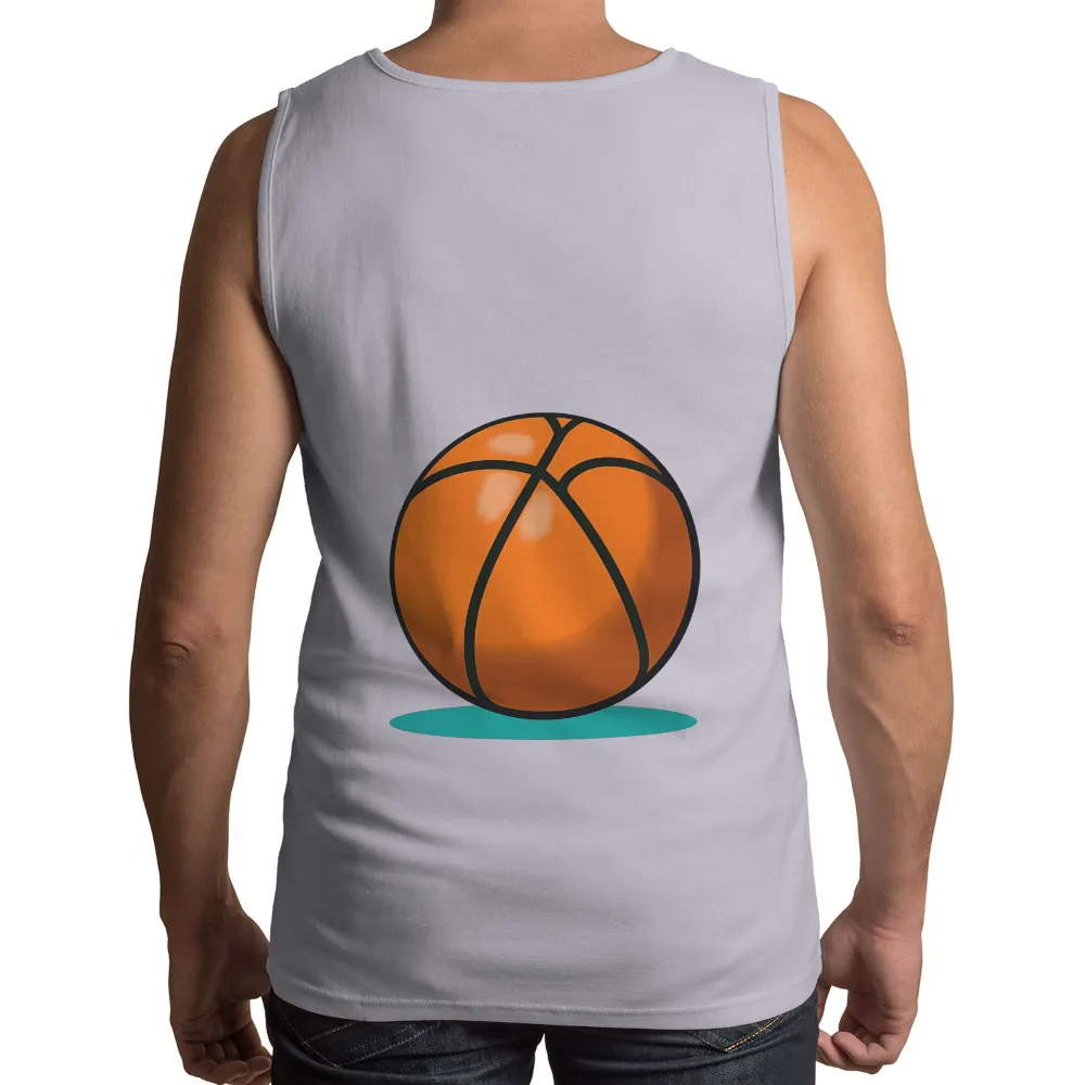 Customized Tee Shirts: Reflective Basketball - Sports, Energy, Passion|shirts for women in teal color