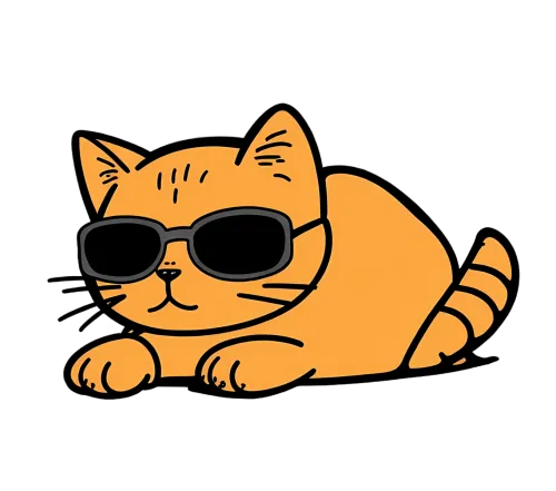 T-Shirt Printing: Cool Cat in Sunglasses - Urban Life Theme