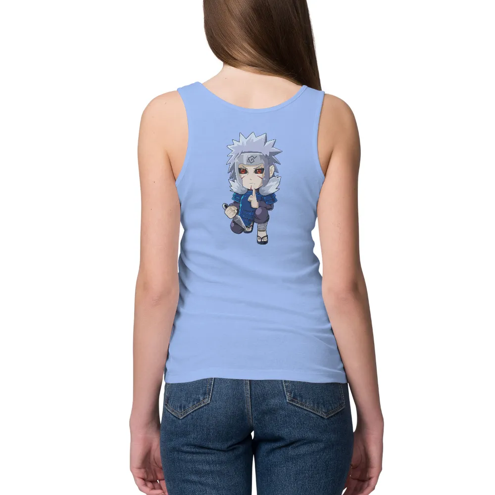 Custom Tee Shirts: Chibi Kakashi - Anime Wisdom and Humor|kakashi t shirt with mask