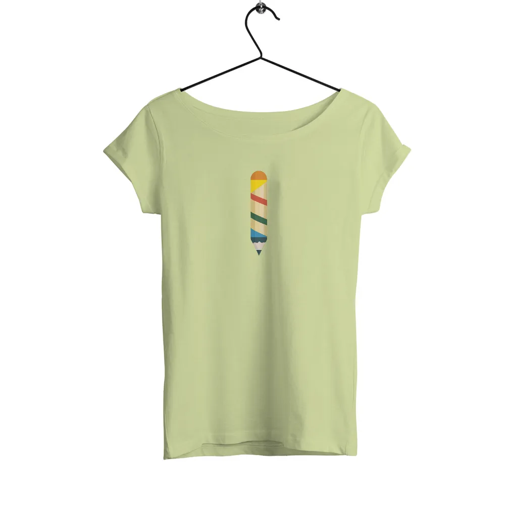 Custom Tee Shirts: Embrace Your Inner Artist with Vibrant Pencil Design|2022 t shirt design