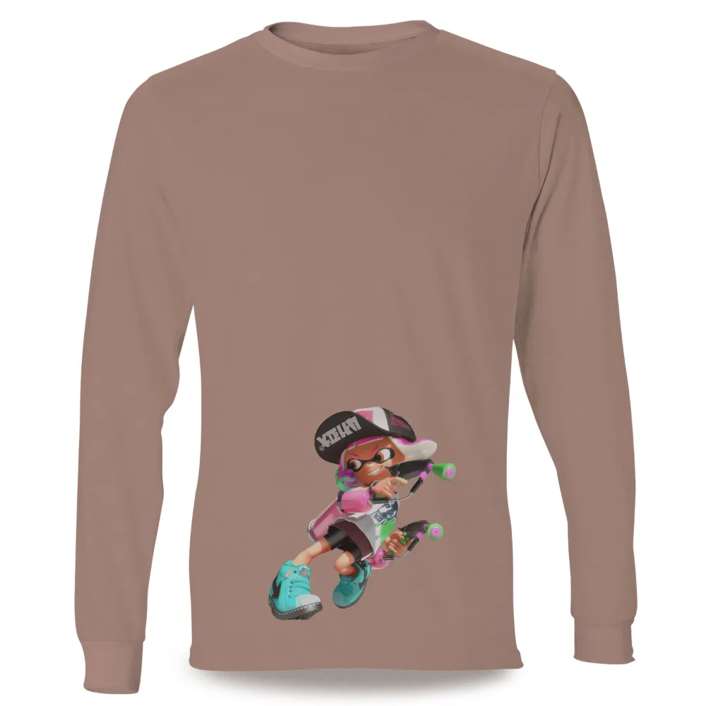 Custom T-Shirt Printing: Marina's Urban Warrior Style from Splatoon|splatoon fashion splash shirt