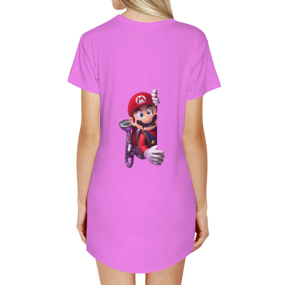 T-Shirts Design: Mario's Mischievous Adventure|bootleg mario shirt