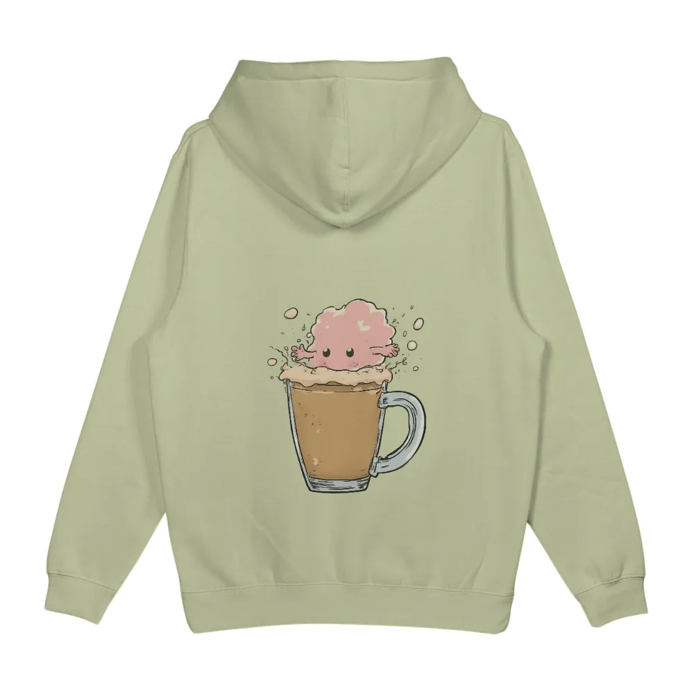 T-Shirts Pattern: Adorable Mocha Creature Enjoying Latte|cute t shirt in roblox