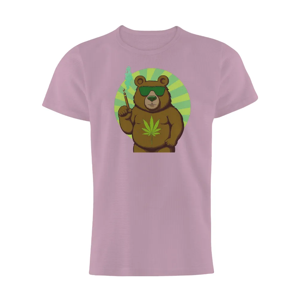 Tee Shirt Printing: Bruno the Bear - Relaxation and Freedom|cannabis sativa t shirt that 70 show