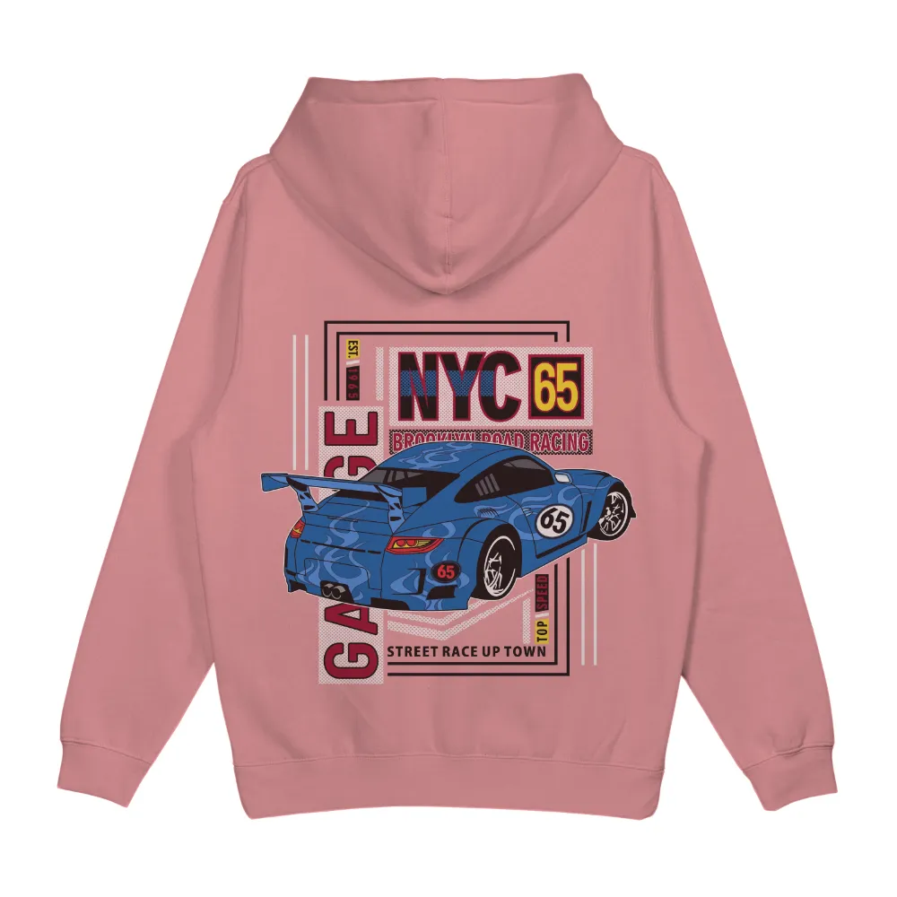 Tee Shirt Printing: NYC 65 Brooklyn Road Racing Sports Car Design|t shirt irving brooklyn nets