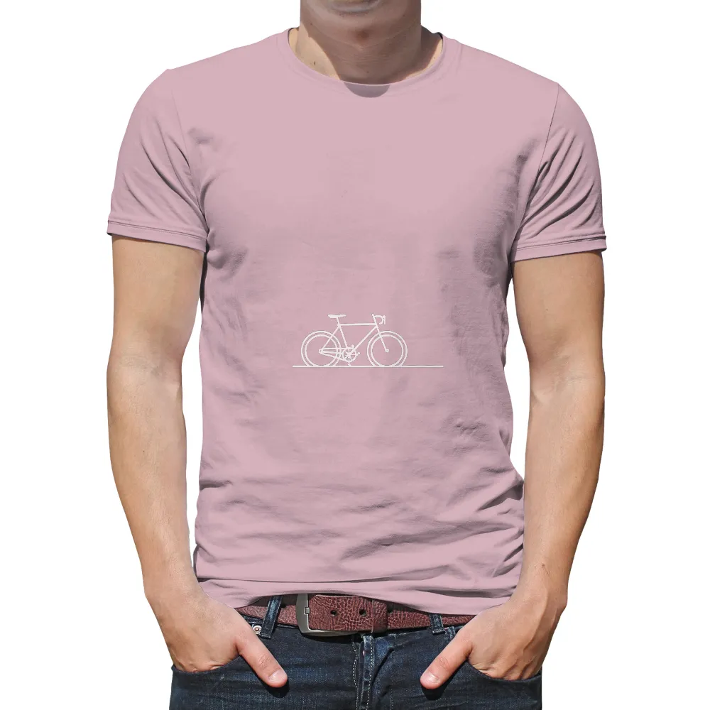 Custom T-Shirt Printing: Minimalist Bicycle Design - Freedom and Simplicity|freedom celtics jersey