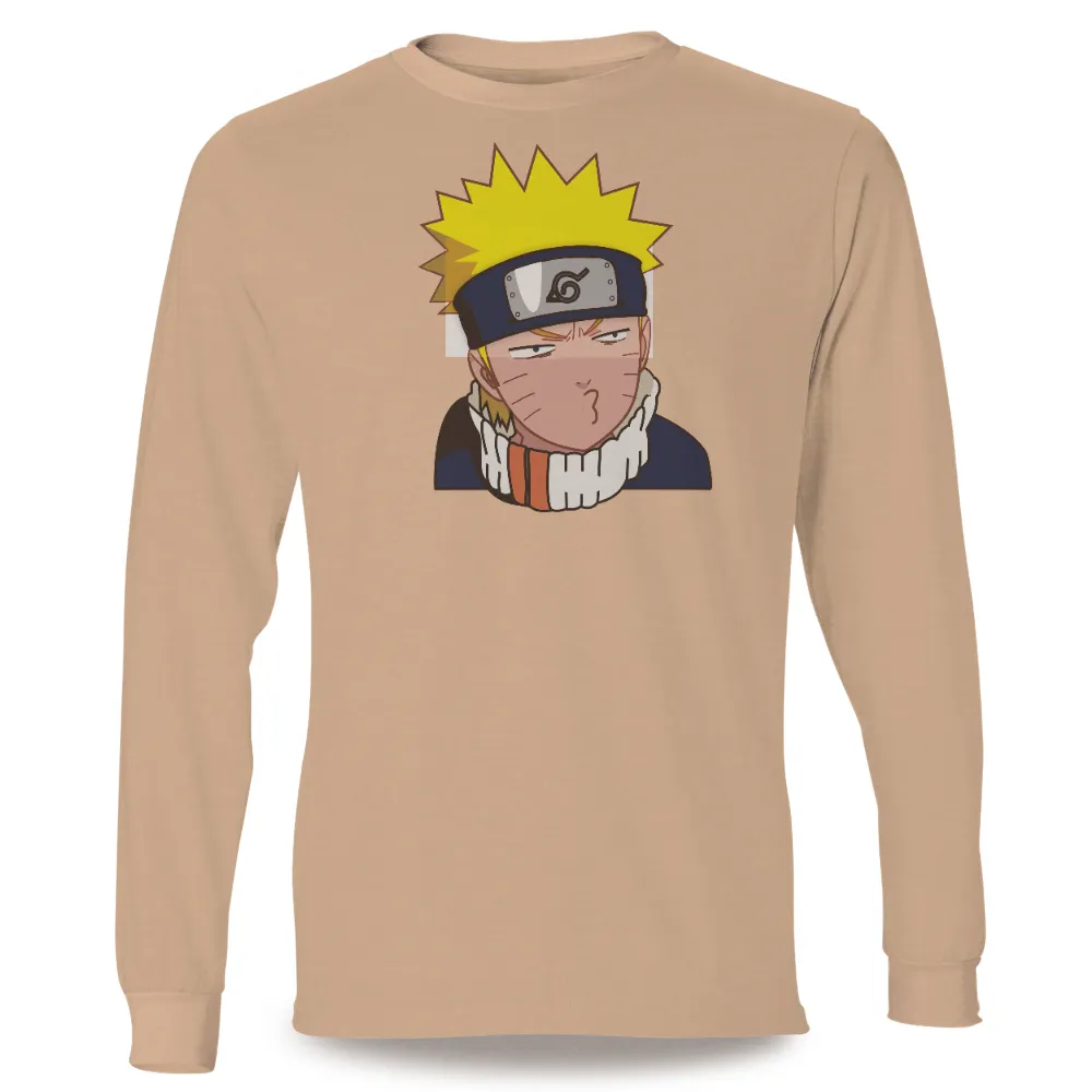 Naruto T-Shirts Pattern: Serious Contemplation|men's art cotton colorful printed loose casual shirts