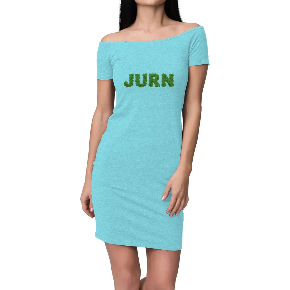 T-Shirts Custom: Nature's Embrace - JURN in Green Leaves|roblox t shirt dominus green