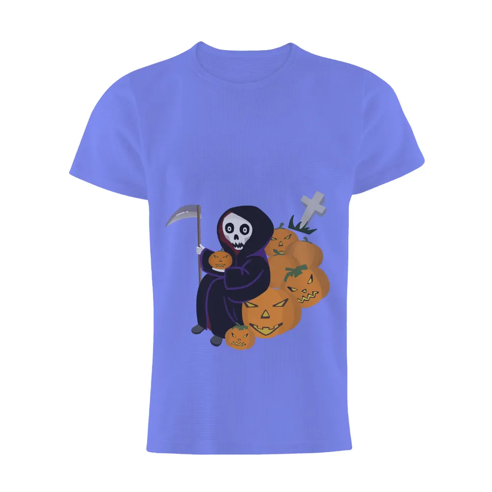 TShirt Design: Grim Reaper Among Jack-O-Lanterns|vlone pumpkin shirt