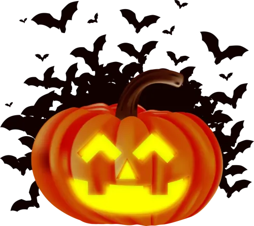 TShirt Design: Spooky Pumpkin Glow - Halloween Tradition