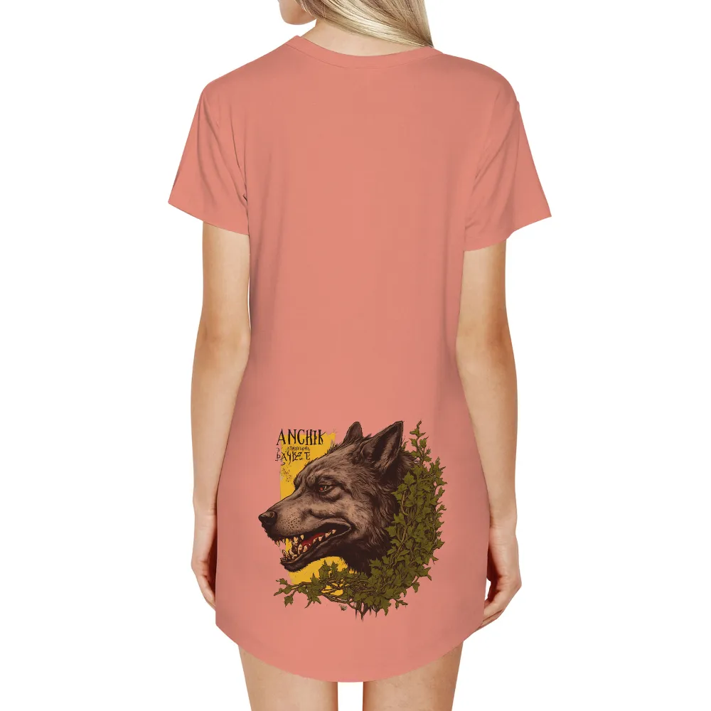 Stunning Graphic Designs with Wolves, Foliage, Nature, and Mythology|there's still time wolf shirt