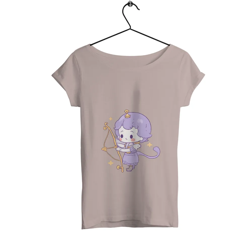 TShirt Printing: Fantasy Adventure with Magical Girl Luna| purple hair