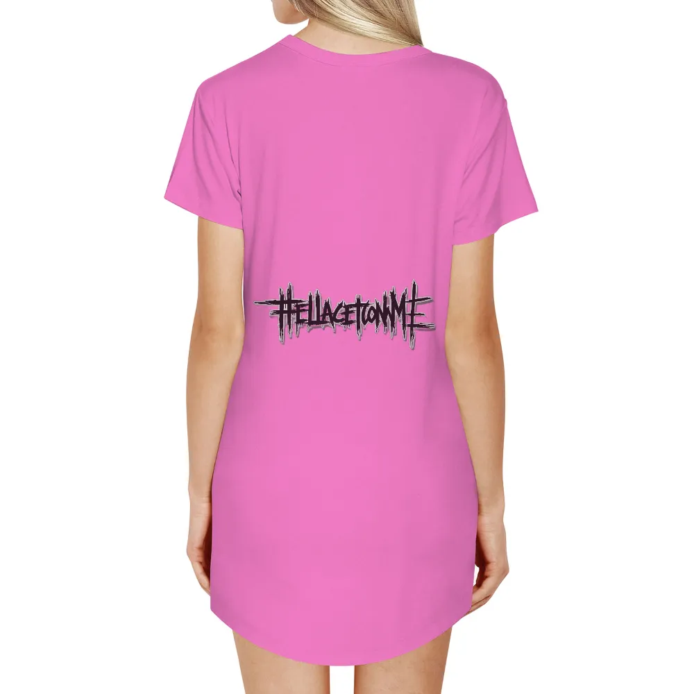 T-Shirts Pattern: #AllAgeToMe - Bold Graffiti Style| inclusivity message