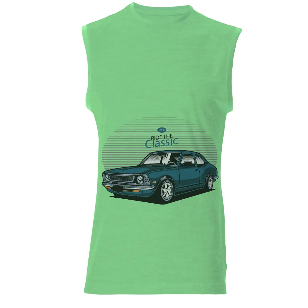 TShirt Printing: Ride the Classic Muscle Car - Vintage & Retro|adventure time dancing with monsters shirt