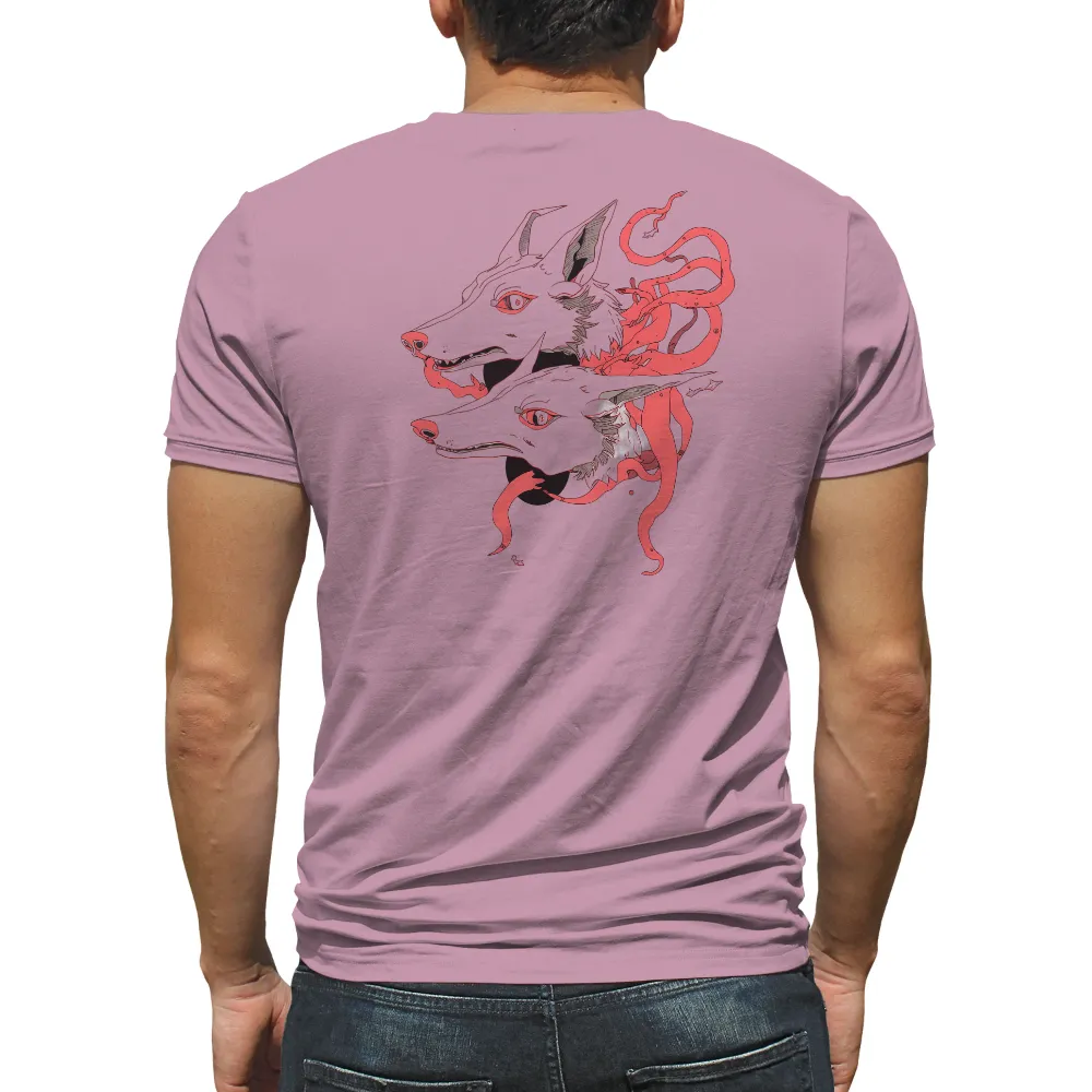 Shirts Graphic Tees: Cerberus Mythology Art| duality of nature