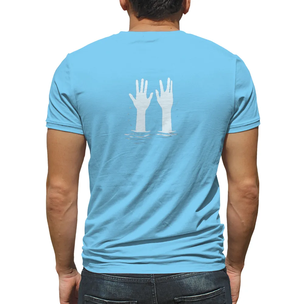 Shirts Graphic Tees: Hands Reaching Out in Desperation|support local bees t shirt