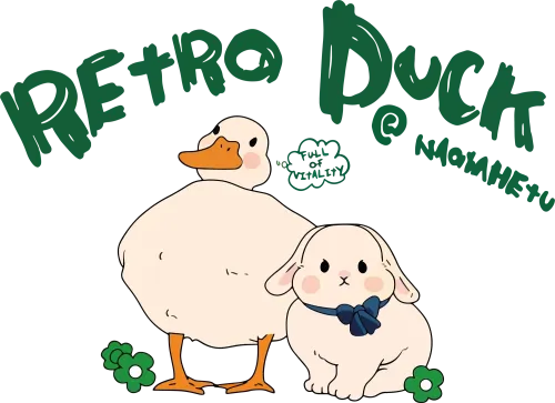 Graphic Tees: Retro Duck Moments - Friendship and Adventure