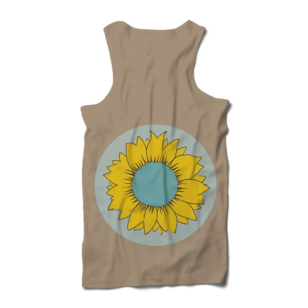 Custom Tee Shirts: Sunflower Joy - Artistic Designs|yankees blue shirt guy