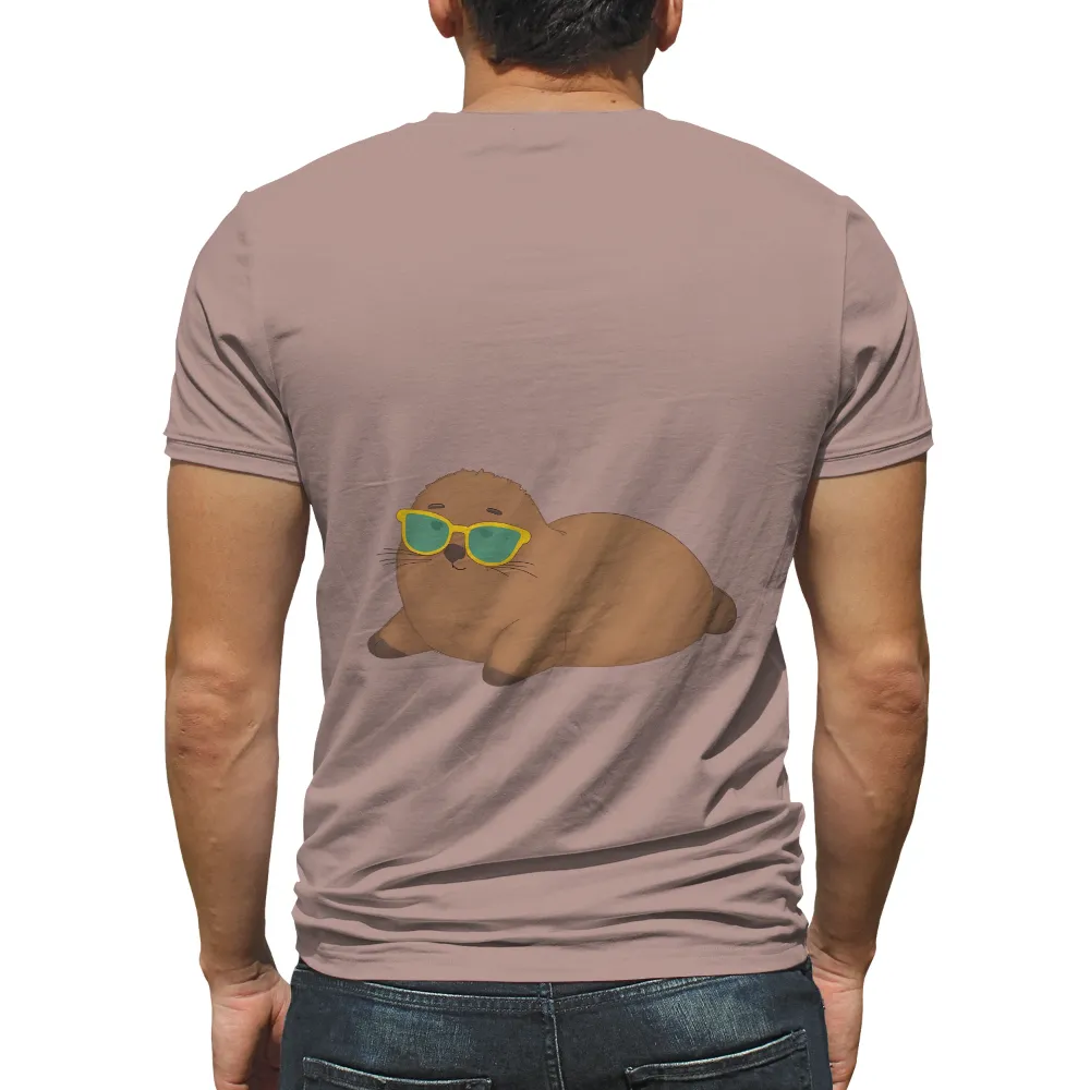 Graphic Tees: Cool Sea Otter in Sunglasses - Funny & Quirky Design|kohls summer tops juniors