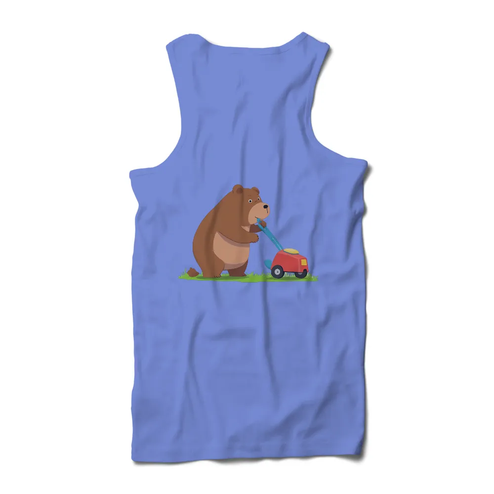 Bruno the Bear: Whimsical Gardening T-Shirts Pattern|gardening yoga t shirt