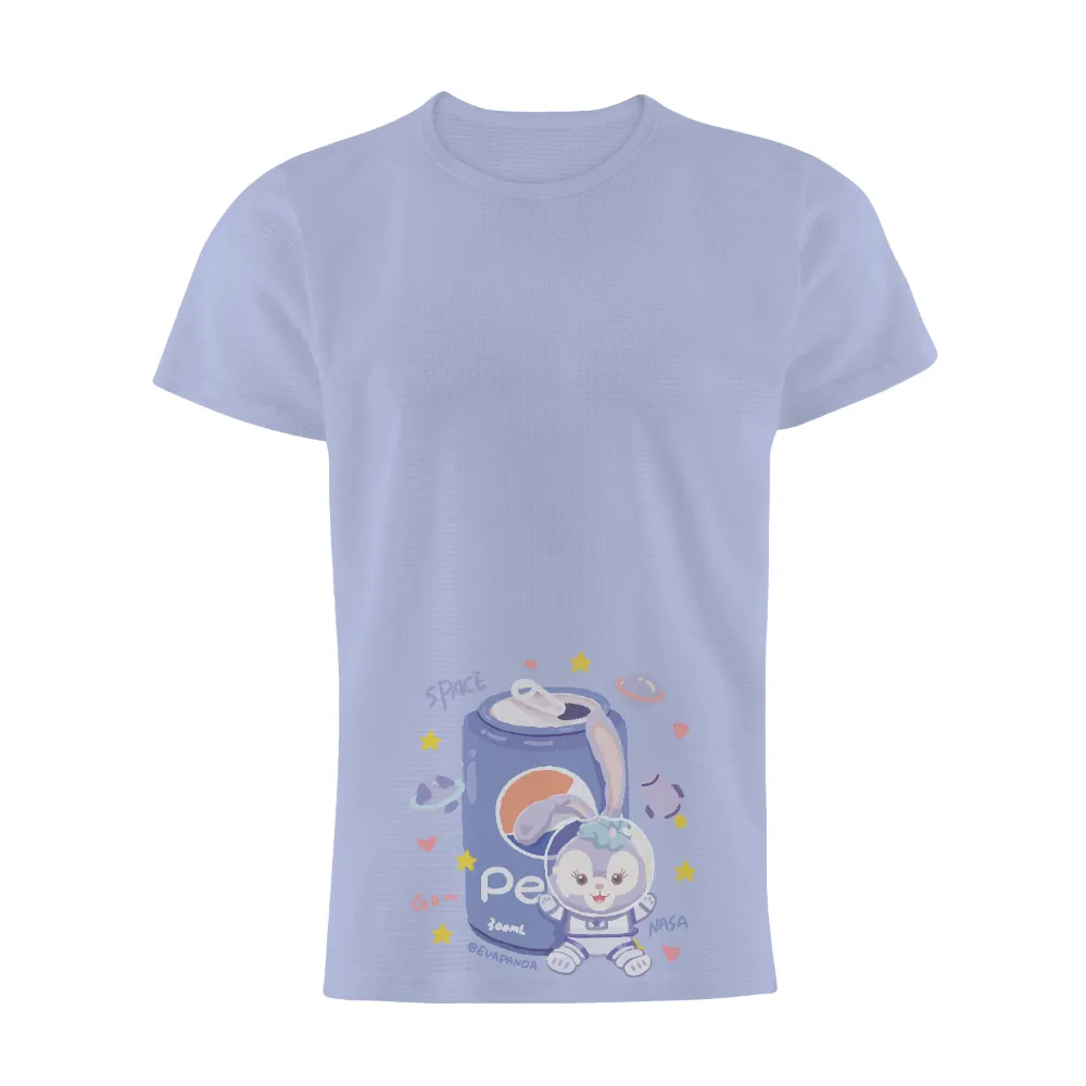 Tee Shirt Printing: Bunny Astronaut in Space Adventure|nasa space camp t shirt