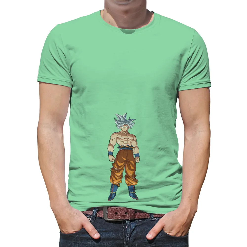 Tee Shirts Printed: Goku's Ultimate Form - Anime Warrior|dad our hero t shirt