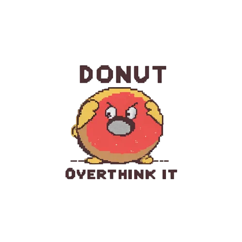 Customized Tee Shirts: Don't Overthink It with Pixel Art Donut