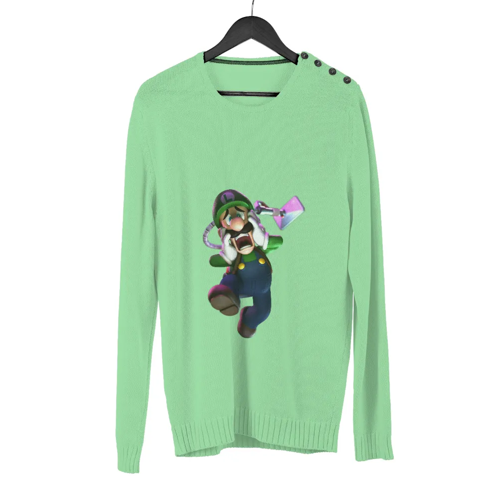 T-Shirts Custom: Luigi's Haunted Mansion Adventure|essentials fear of god wood t shirt