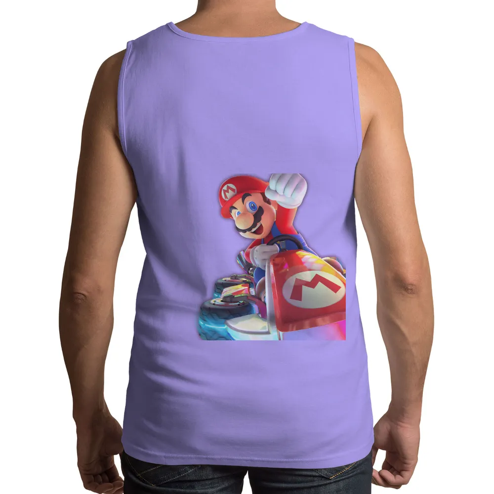 Custom Tee Shirts: Mario Kart Adventure - Gaming Nostalgia|fun summer button down shirts