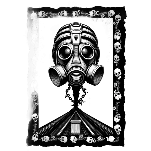 Custom T-Shirt Printing: Gas Mask Survival - Artistic Designs