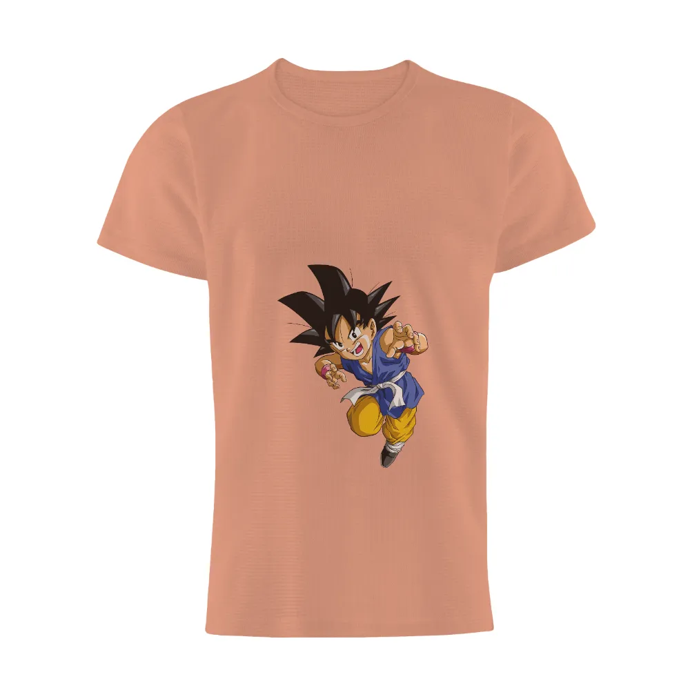 Custom T-Shirt Printing: Goku's Battle Spirit from Dragon Ball|goku shirt id