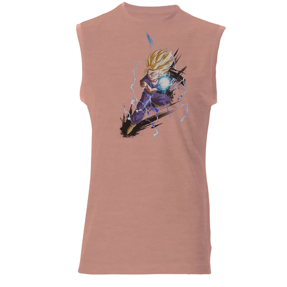 Custom T-Shirt Printing: Goku Super Saiyan - Anime Power and Determination|tampa bay lightning 3