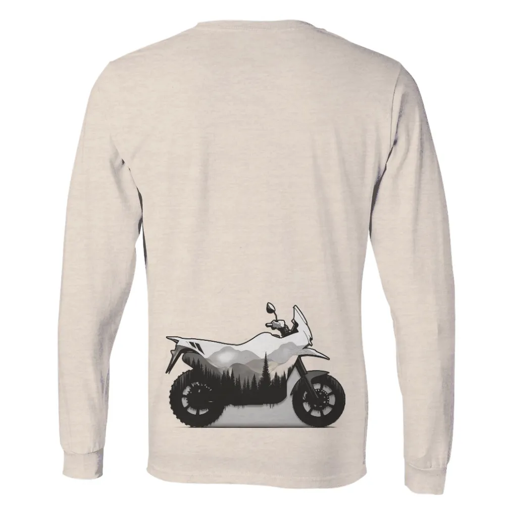 Custom Tee Shirts: Motorcycle Adventure in Nature|perry ellis portfolio travel luxe shirt