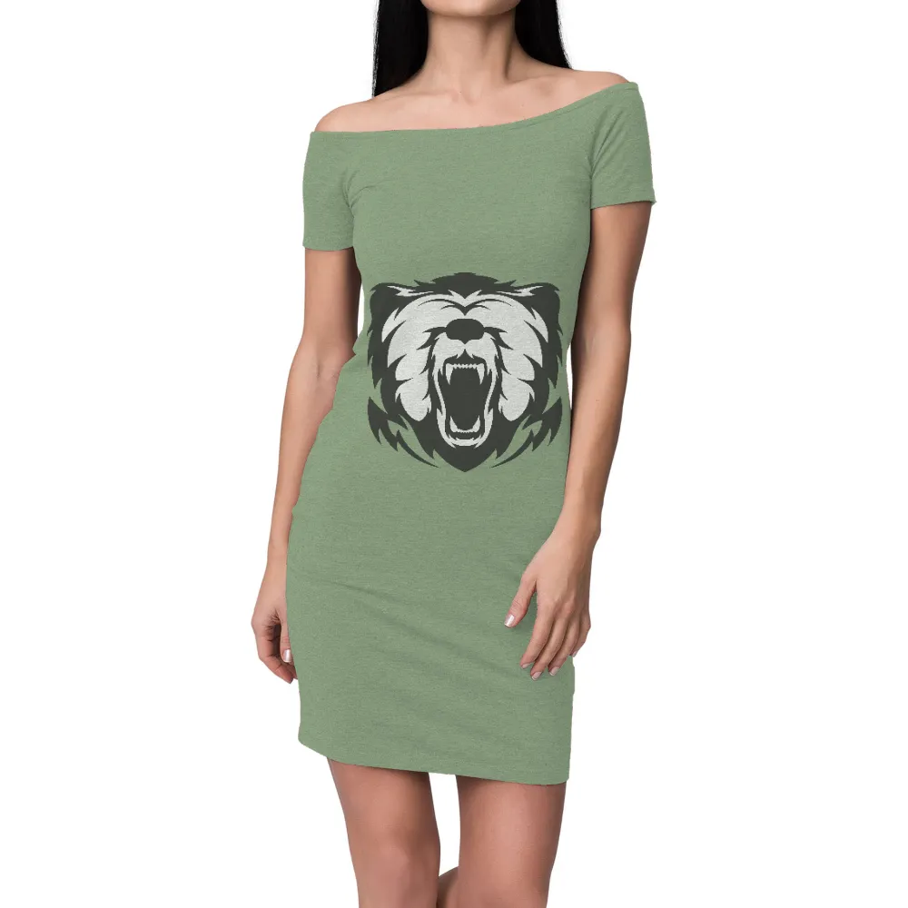 Custom T-Shirt Printing: Roaring Lion - Strength and Resilience|the new day feel the power t shirt